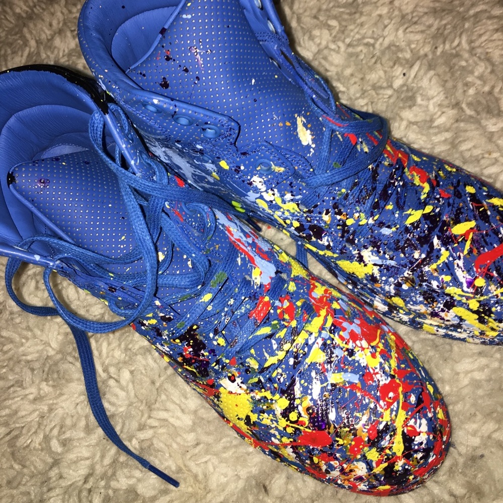 Custom painted balenciagas